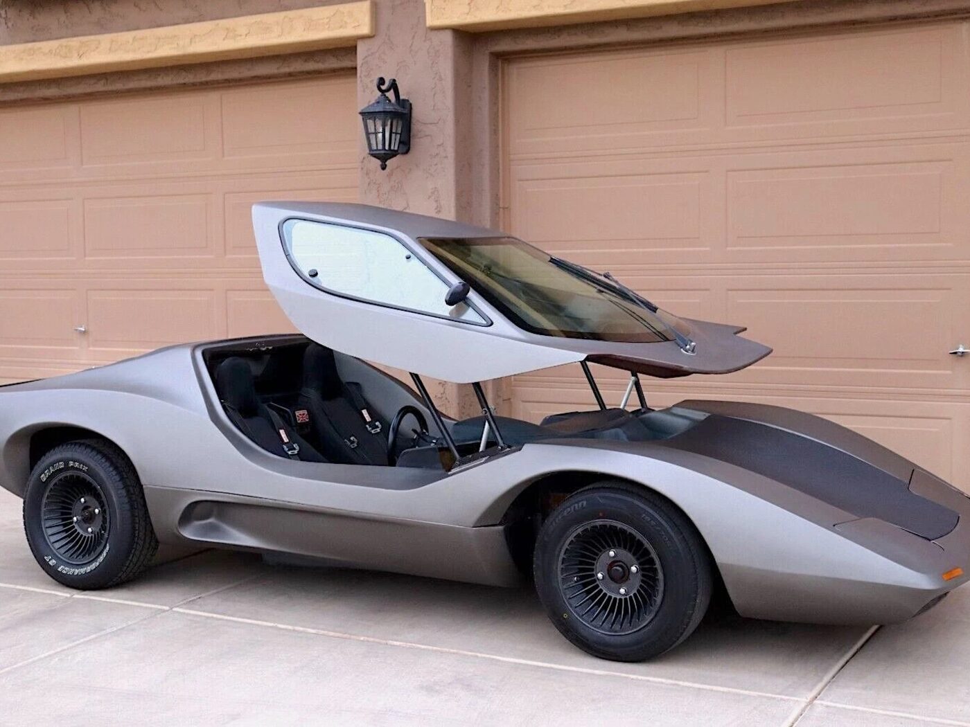 A Sterling with its canopy raised
